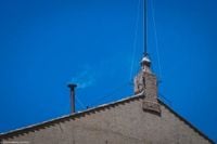 BREAKING: Habemus Papam! White smoke emerges from Sistine Chapel