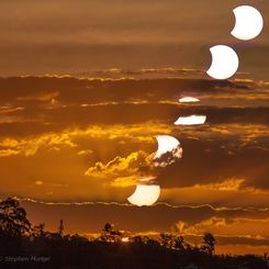  Brisbane Sunset Moonset 