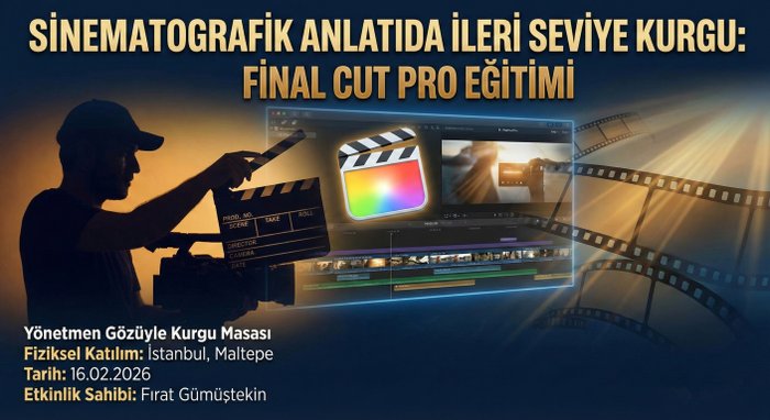 Sinematografik Anlatıda İleri Seviye Kurgu: Final Cut Pro Eğitimi