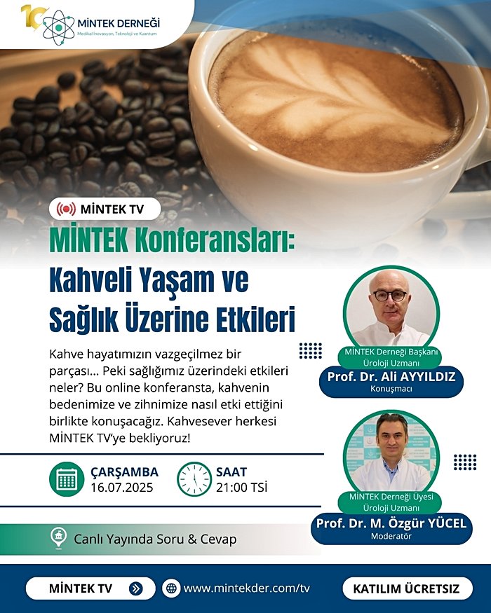 MİNTEK Konferansı – Kahveli Yaşam ve Sağlık Üzerine Etkileri