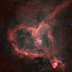 Light from the Heart Nebula