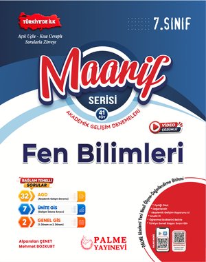 Palme 7.Sınıf Maarif Fen Bilimleri Akademik Gelişim Denemeleri (41 Fasikül)