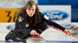 Team Homan Dominates Lithuania To Start World Championship