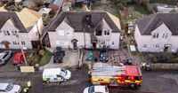 Man held for attempted murder after three house fires in 20 minutes