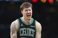 Baylor Scheierman and Kristaps Porzingis lead the Celtics to a 104-96 win over the Nets