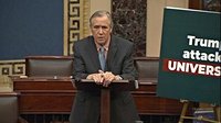 Democratic Sen. Merkley ends floor speech protesting Trump at 22 hours and 36 minutes