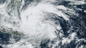 Tropical Storm Sara Unfolds Over Caribbean