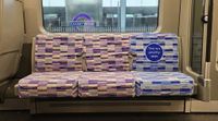 A new moquette is appearing on the Elizabeth line