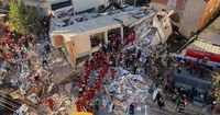 Rescuers recover bodies of two children after building collapse in Turkey | The National