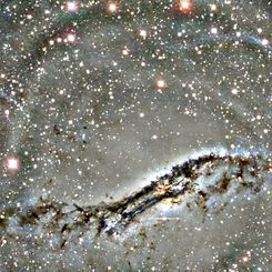 Centaurus A: Young Blue Star Stream