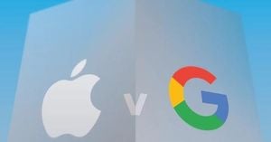 Apple Claims Google Faces AI Challenge Amid Stock Plunge
