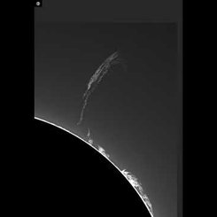 Güneş'ten Sıçrayan Bir Filament