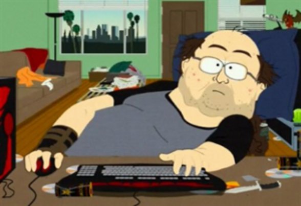 South Park dizisinin 10. sezonunun 8. (Make Love, Not Warcraft) bölümündeki 09:20 kısmında geçmektedir.