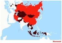 Map shows China calling new 