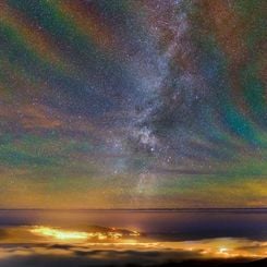 Rainbow Airglow over the Azores
