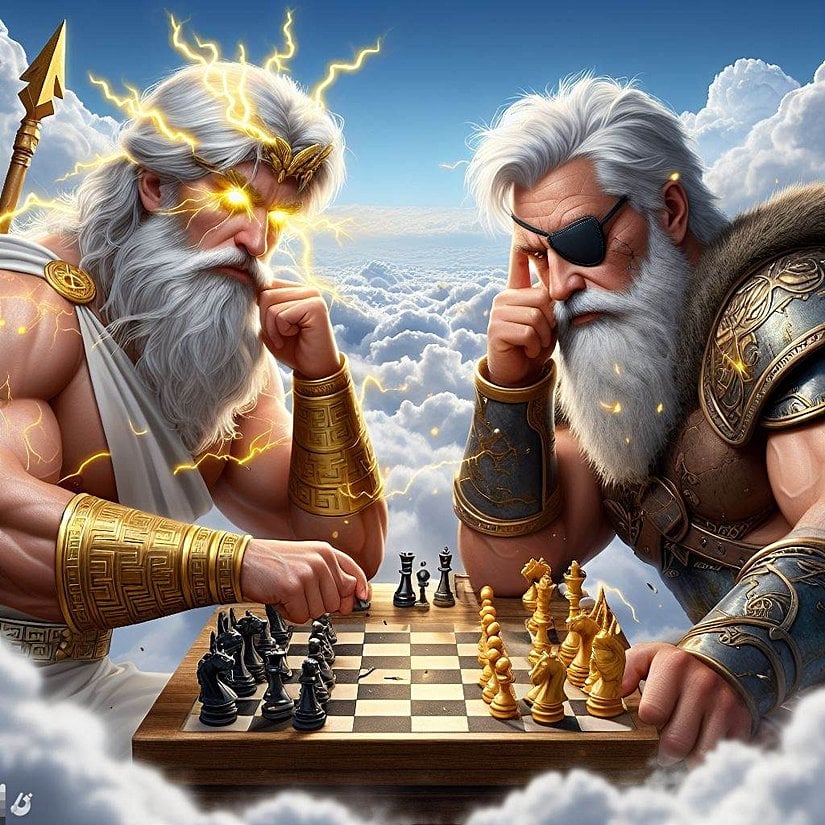 Yunan ve İskandinav tanrılarını tasvir eden yapay zeka çalışması