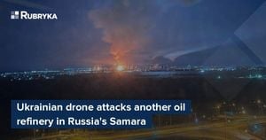 Explosions Rock Novokuybyshevsk Amid Drone Attack Threats