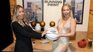 Kate Hudson Shines As President Of Los Angeles Waves