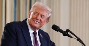 Trump Taunts Democrats With 2028 Hats Amid Shutdown