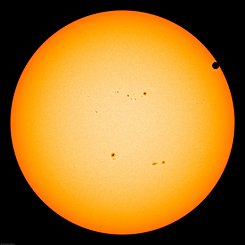 Live: Watching for Venus to Cross the Sun