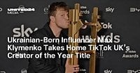Ukrainian-Born Influencer Max Klymenko Takes Home TikTok UK’s Creator of the Year Title