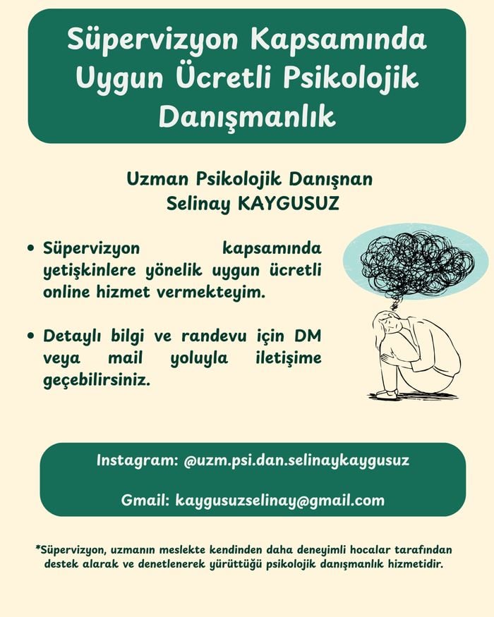 Süpervizyon Kapsamında Uygun Ücretli Psikolojik Danışmanlık
