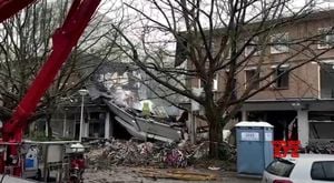 Explosion Devastates The Hague Apartment Building