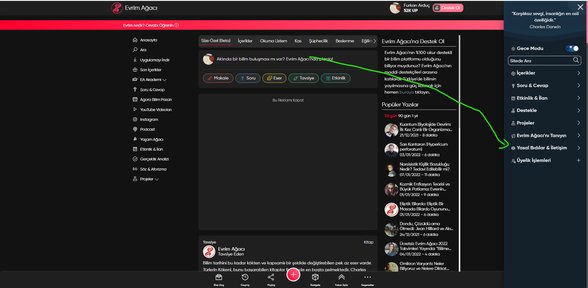 "Yasal Bıdılar & İletişim" butonuna basın.
