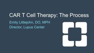 New Hope For Lupus Patients With CAR-T Cell Therapy