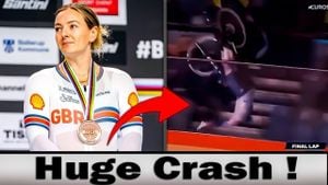 Katy Marchant Breaks Arm After Cycling Crash