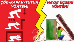 "Hayat Üçgeni" vs. "Çök, Kapan, Tutun": Deprem Sırasında Hangi Yöntem Uygulanmalı?
