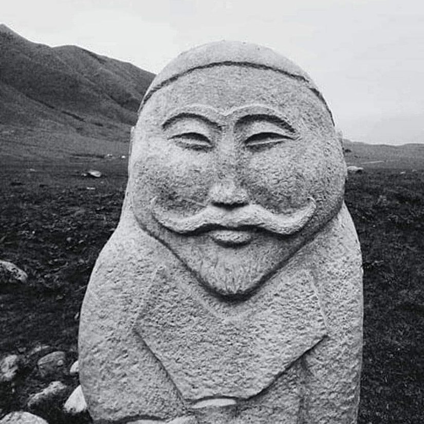 (Türklerin Balbal heykellerinden...)