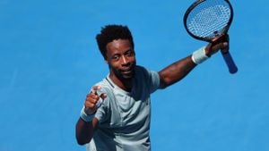 Gaël Monfils Returns To Court Against Matteo Berrettini