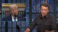 Seth Meyers Suspects Trump Absolutely Believed AI Video of Himself Was Real | Video