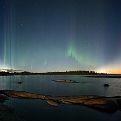 Baltık Denizi Üstünde Gün Batımından Gün Doğumuna