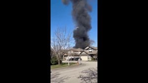 House Fire And Possible Explosion Shock Langley Residents