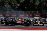 Max Verstappen wiped out of F1 Austrian GP by Kimi Antonelli