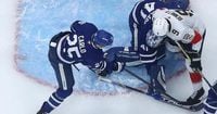 Sam Bennett has a checkered NHL past. His hit on Maple Leafs goalie Anthony Stolarz is just the latest incident