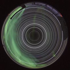 South Pole Star Trails