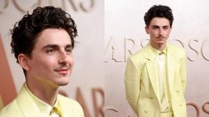 Timothée Chalamet Dazzles At Oscars 2025 With Bold Yellow Look