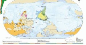 IBGE Launches Upside-Down Map Highlighting Brazil's Global Role