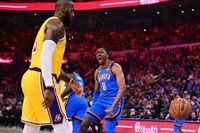 NBA fans all agree referees cost Lakers a win against Thunder with Luka Doncic decision, 'messed up...'