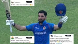 Ibrahim Zadran Shatters Records With 177 Runs Against England