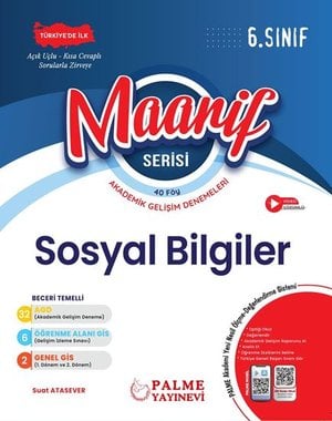 6.SINIF MAARİF SERİSİ SOSYAL BİLGİLER HAFTALIK DENEME (40FÖY)