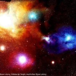 Antares ve Rho Ophiuchi