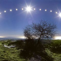 Tyrrhenian Sea and Solstice Sky