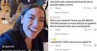 AOC Rescued A Middle School Field Trip During The Government Shutdown, And People Love It