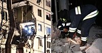Russian drone slams into Ukrainian apartment building, killing 3 as they slept