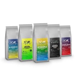 Dünya Kahveleri Tanışma Seti 1 ( 100 gr x 5 Adet)