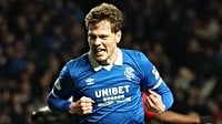Rangers 5-1 Kilmarnock: Andreas Skov Olsen scores first Gers goal as Danny Röhl's men cut Hearts' Scottish Premiership lead to three points